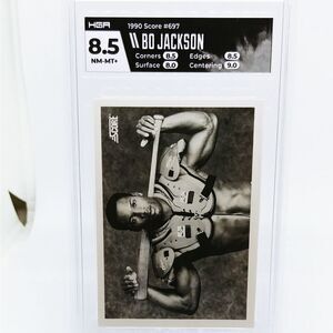 1990 Score BO JACKSON #697 HGA 8.5